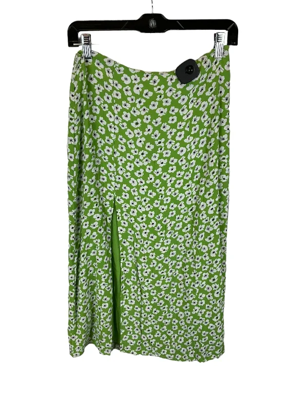 Green Skirt Midi Maeve, Size 4