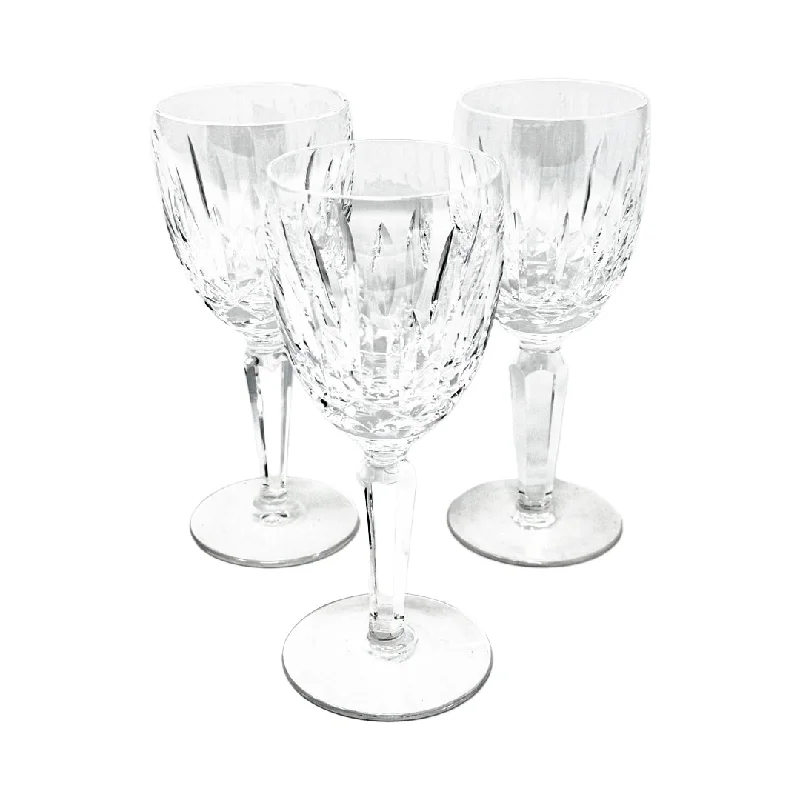 Set of 13 Lismore Balloon Red Wine Glasses