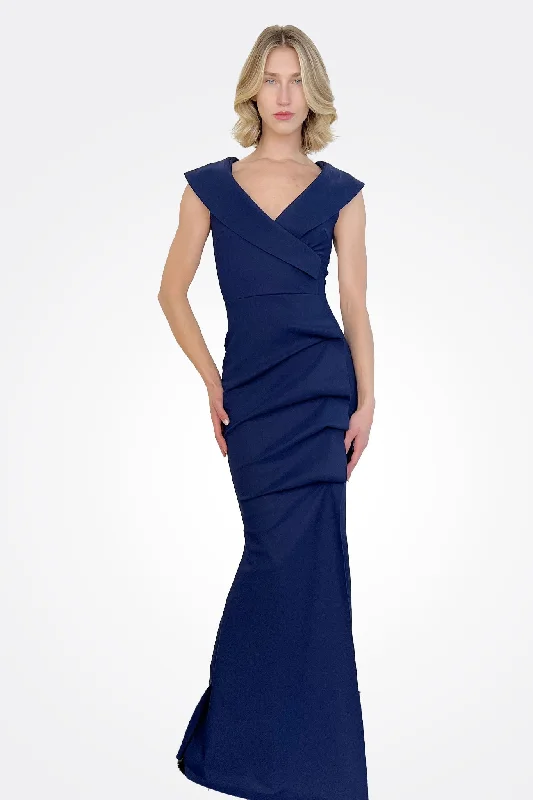 Fiy Norc Long Dress - Blu Notte