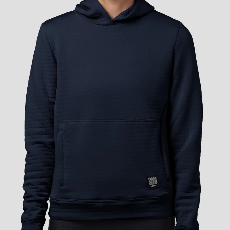 Women's Power Air Hooded Pullover - Midnight Blue