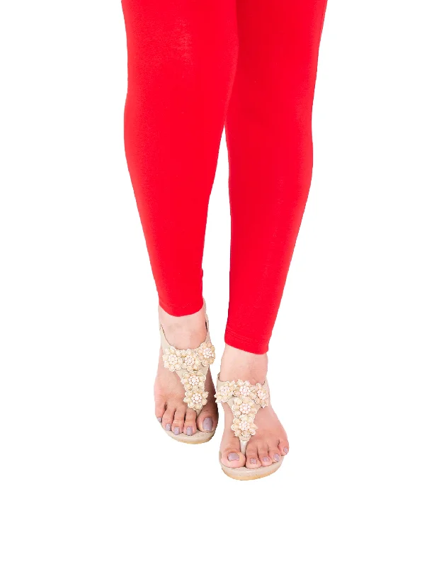 Bright Red #1 Ankle Legging