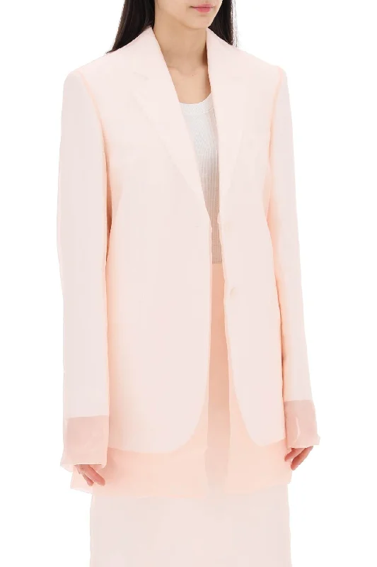 Sportmax Acacia Blazer With Double Layer Of Organ