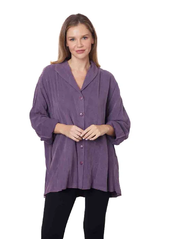 Tianello TENCEL™  "Jacquelyn" Jacket - Wisteria XL, 0X