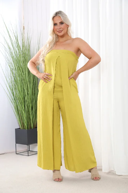 florentine jumpsuit lime