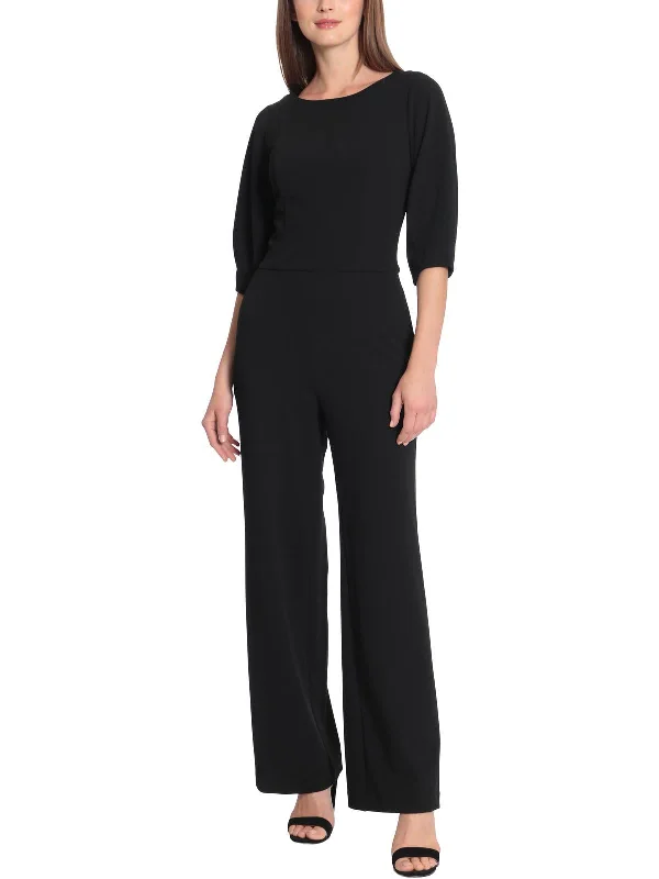 Womens Crepe Formal Jumpsuit